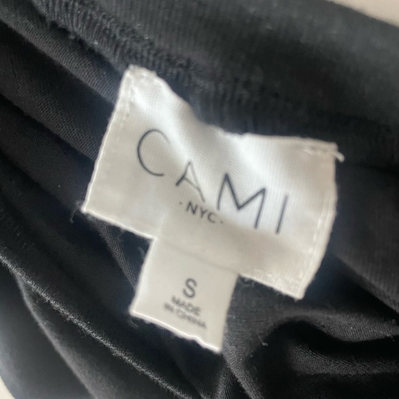 Cami NYC SONATA too, black cotton, cold-shoulder, with lace, size Small - Picture 6 of 6